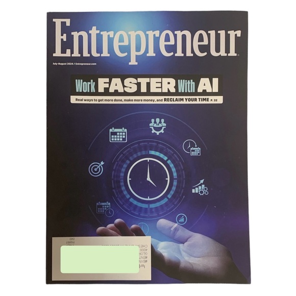 Entrepreneur Magazine July August 2024 Work Faster With AI - Picture 1 of 5